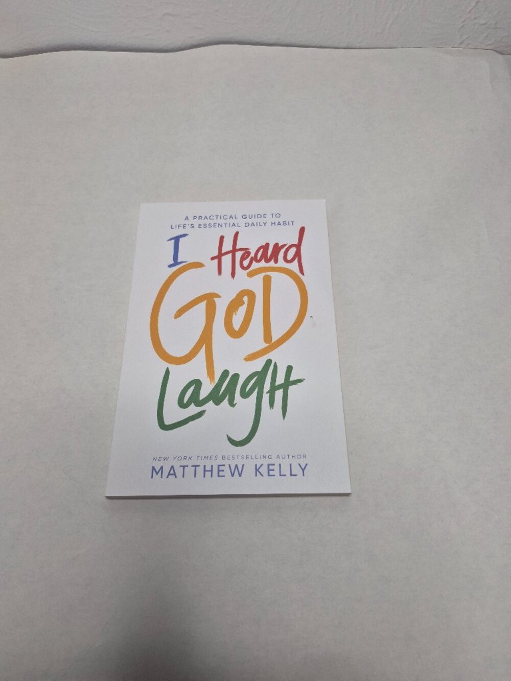 I Heard God Laugh Matthew Kelly Paperback Catholic Spirituality Promo Edition